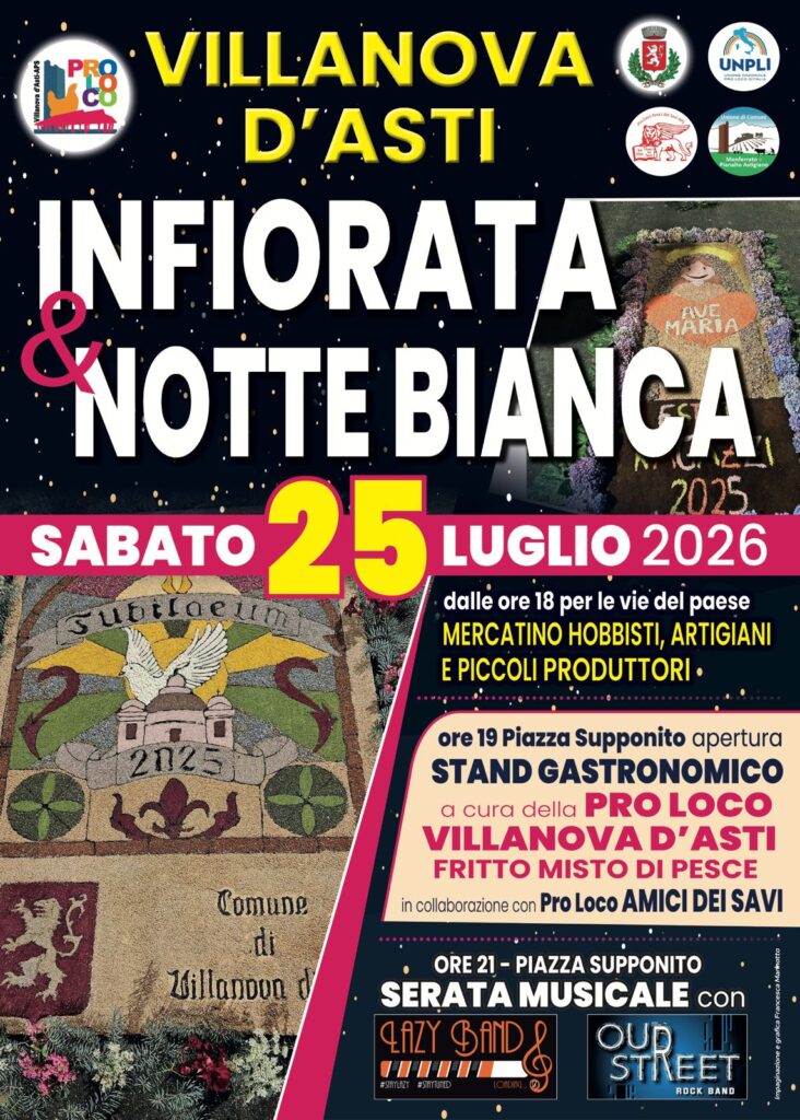 Festa Notte Bianca e Infiorata 2026